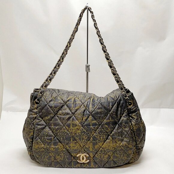Chanel Shoulder Bag Black PVC mon-1206-090925 - Picture 1 of 16